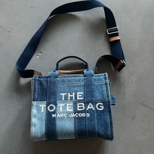 Marc Jacobs Blue Denim Messenger Bag